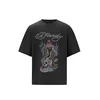 Ed Hardy Majica New York City Diamante modra / rdeča / črna / bela