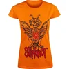 Slipknot Winged Devil (Back Print) Orange L Ženske Majica