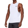 Moška brezrokavna majica Under Armour  LEFT CHEST CUT OFF TANK White/Black XL