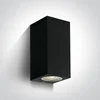 ZIDNA SVJETILJKA 2XGU-10/7W IP65 CRNA 100x77x70mm