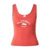 Abercrombie & Fitch Top COASTAL MALLORCA svetlo modra/svetlo rdeča/bela