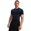 Moška majica Under Armour HeatGear Elite Comp SS Midnight Navy/Geode Green/Reflective XXL
