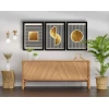Wallity 3P3853NISCT 016 Dekorativna slika, 3 komada, 38x53cm