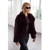 Trendyol Claret Red Oversize Für Coat