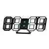 3D LED budilka in elektronski termometer z alarmom bela
