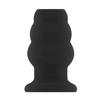 Sono No.51 Large Hollow Tunnel Butt Plug 5 Inch Black