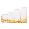 eoshop Adventne sveče GRADED rustikalna kovina d5x6/8/10/12cm 4ks