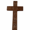 Ručno rezbareni drveni križ vjerski simbol ukrasni zidni križ raspelo umjetnost