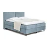 Modra boxspring postelja s prostorom za shranjevanje 160x200 cm Elva Bold – Bonami Selection