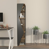 HANAH HOME Polica za knjige Arrow Black Walnut