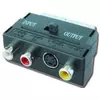 Gembird adapter dvosmerni SCART muški na 3xRCA ženski S-Video ženski (CCV-4415)