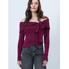 Trend Alacati Stili Ženska bluza Alc-X14558, Ljubičasta