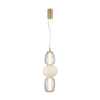 LED luster na sajli CARO LED/28W/230V zlatan