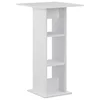 Vidaxl Barska miza 60x60x110 cm bela