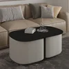 HANAH HOME Sto za dnevnu sobu Twin Black