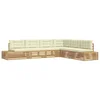 7 pcs Set vanjskih sofa Bijela
