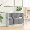 Kreveta s ladicama Betonski sivi 88,5 x 27,5 x 63,5 cm
