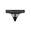 LingaDore Tangice DAILY LACE, črna