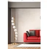 Opviq Podna lampa Simay, 155 cm, E27, Zlatne boje