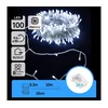 Aigostar - LED spoljni niz 100xLED/8 funkcija 10,3m IP44 hladno bela