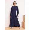 Trendyol Modest Ženska haljina Tctss26Eb00040, Tamnoplava
