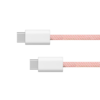 KRUGER&MATZ USB-C na USB-C kabl za brzo punjenje i prenos podataka, 60W, dužina 1 m, boja roza, model KM1271-1P