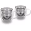Lamart LT9126 Dvodelni komplet kozarcev Bear Vaso,230 ml, črna
