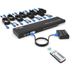 MT-Viki HDMI KVM Switch 8-port crni