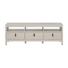 Sivo-bež TV omarica 151x54x38 cm Madrid – Tvilum