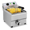 Električni cvrtnik - 16 L - Odtočna pipa - 230 V
