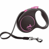 Flexi Povodac Black Design S Tape 5m - Roze