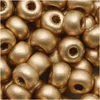 Kašaste perle (seed beads) 4 mm metalik zlatna tamnija