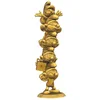 Zbirateljski kipec Smrkci - zlata omejena izdaja Smurfs Column - 50 cm
