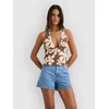 Rhythm Melia Floral Tank Top chocolate