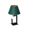 Stona lampa 1xE27/60W/230V, 45 cm, zelena/zlatna