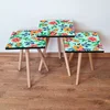 Hanah Home Set klub stočića 3Shp359, 3 komada, Narandžasta