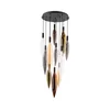 Luster na sajli NORDIC 11xG9/5W/230V crni