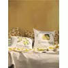 Sinsay - Set pamučnih jastučnica sa motivom limuna 2 pack - krem