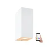 WiZ - LED RGBW prigušiva zidna lampa UP&DOWN 2xGU10/4,7W/230V bela Wi-Fi