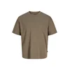 Jack & Jones Plus Majica JPRBLASUMMER svetlo rjava/bela