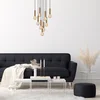 Opviq Luster Tempo-6027, 136cm 50x50cm, Zlatne boje