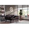 Atelier del Sofa Dvosed na razvlačenje Genzo 177x87x75cm Crni