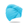 Hitro sušeči turban za lase iz frotirja, turkizen