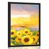 Plakat sončnično polje - 30x45 no frame