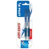 Olovka kemijska super grip pk2 pilot bpgp-10r-f plava/plava blister
