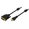 KABEL HDMI/DVI Digital (18+1) M/M 3,0m LogiLink pozlaeeni kontakti in feritno jedro