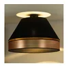 Duolla - Nadgradni plafonski luster COPPER SHINY 1xE27/15W/230V, prečnik 60 cm, crna/bakarna