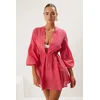 Trendyol Milla Ženska haljina Tbess25El00032, Roze