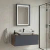 HANAH HOME Kupatilski ormarić sa umivaonikom i ogledalom (2 komada) Craft 100 430