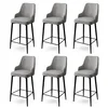 HANAH HOME Set 6 barskih stolica Enox Grey Black